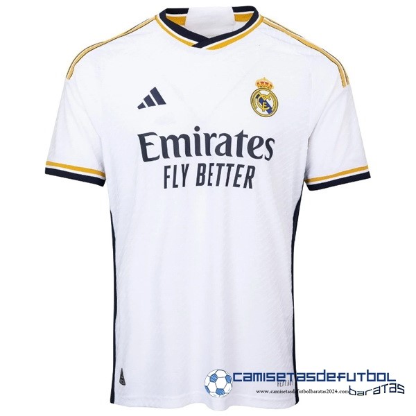 adidas Tailandia Casa Jugadores Camiseta Real Madrid Equipación 2023 2024 Blanco