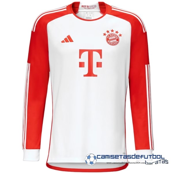 adidas Tailandia Casa Manga Larga Bayern Múnich Equipación 2023 2024 Rojo