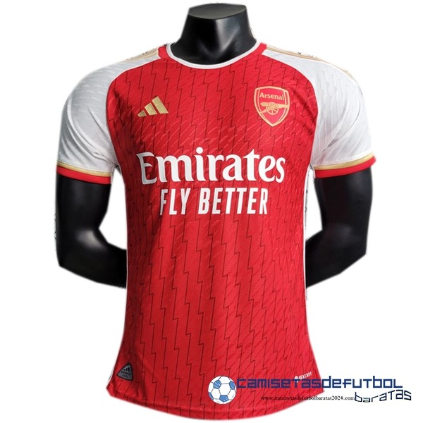 adidas Tailandia Concepto Jugadores Camiseta Arsenal Equipación 2023 2024 Rojo Blanco