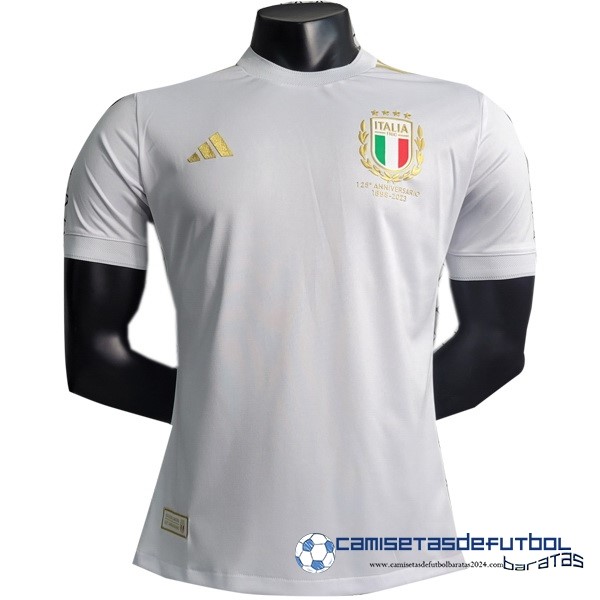 adidas Tailandia Edición Conmemorativa Jugadores Camiseta Italia Equipación 2023 I Blanco