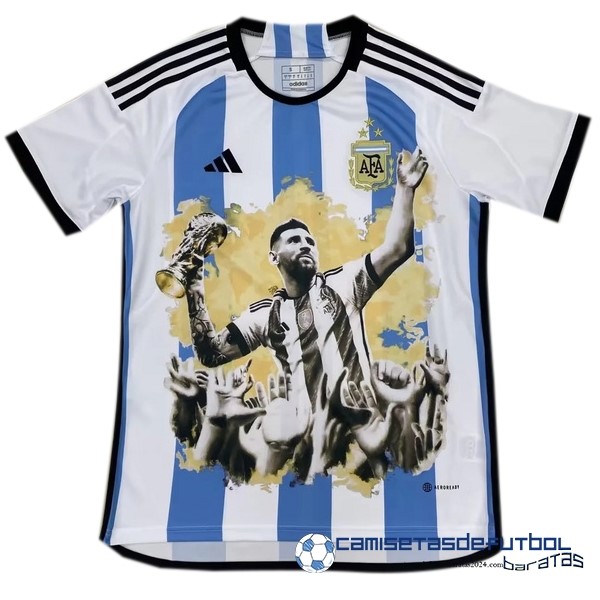 adidas Tailandia Especial Camiseta Argentina Equipación 2023 Azul Blanco