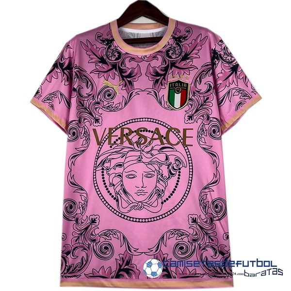 adidas Tailandia Especial Camiseta Italia Equipación 2023 Rosa