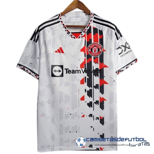 adidas Tailandia Especial Camiseta Manchester United Equipación 2023 2024 Blanco