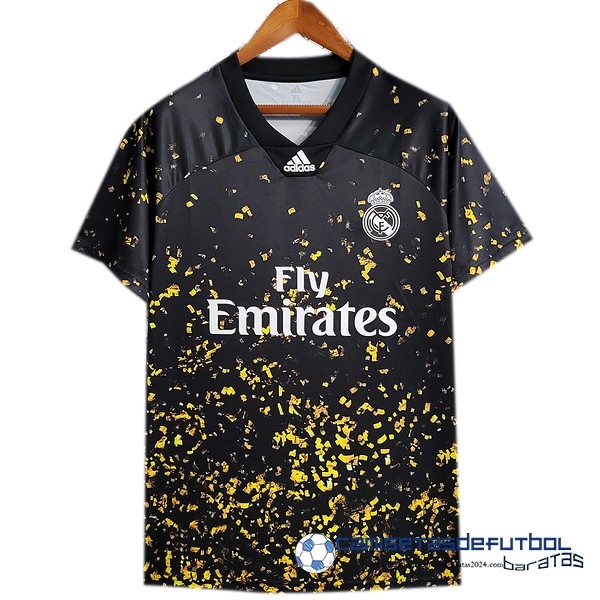 adidas Tailandia Especial Camiseta Real Madrid 2019 2020 Negro Amarillo