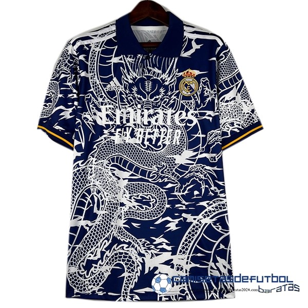 adidas Tailandia Especial Camiseta Real Madrid Equipación 2023 2024 Azul Blanco