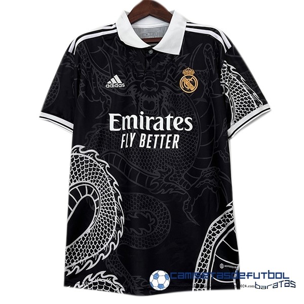 adidas Tailandia Especial Camiseta Real Madrid Equipación 2023 2024 Negro