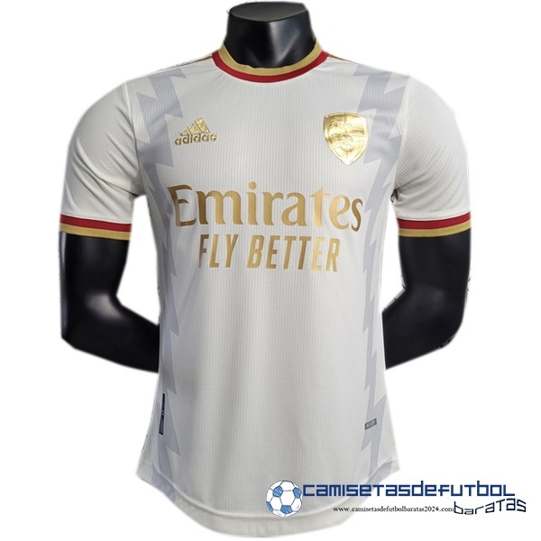adidas Tailandia Especial Jugadores Camiseta Arsenal Equipación 2023 2024 Blanco