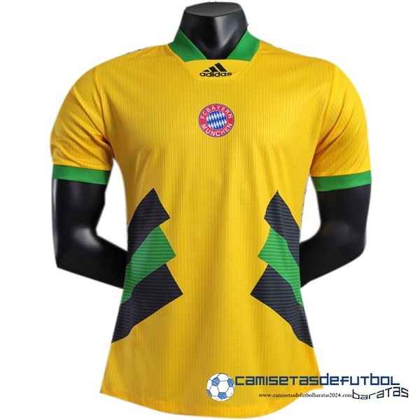 adidas Tailandia Especial Jugadores Camiseta Bayern Múnich Equipación 2023 2024 Amarillo
