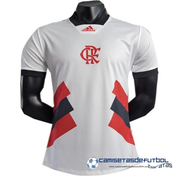 adidas Tailandia Especial Jugadores Camiseta Flamengo Equipación 2023 2024 Blanco