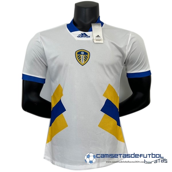 adidas Tailandia Especial Jugadores Camiseta Leeds United Equipación 2023 2024 Blanco