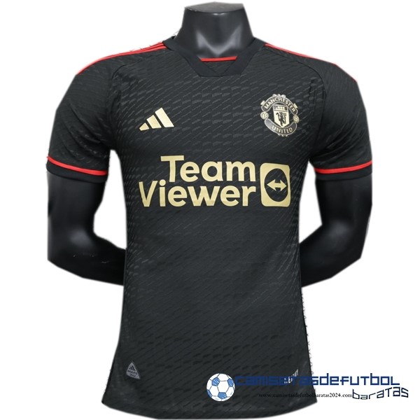 adidas Tailandia Especial Jugadores Camiseta Manchester United Equipación 2023 2024 I Negro