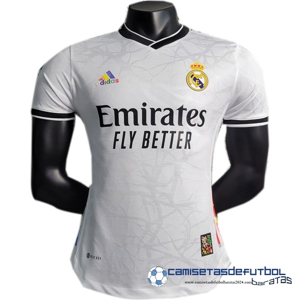 adidas Tailandia Especial Jugadores Camiseta Real Madrid Equipación 2023 2024 Blanco