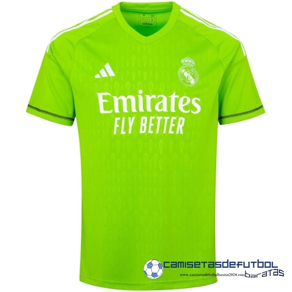 adidas Tailandia Portero Camiseta Real Madrid Equipación 2023 2024 Verde