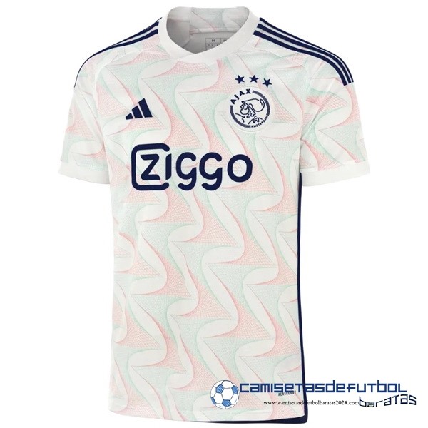 adidas Tailandia Segunda Camiseta Ajax Equipación 2023 2024 Blanco