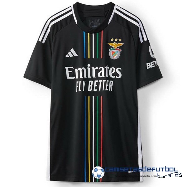 adidas Tailandia Segunda Camiseta Benfica Equipación 2023 2024 Negro