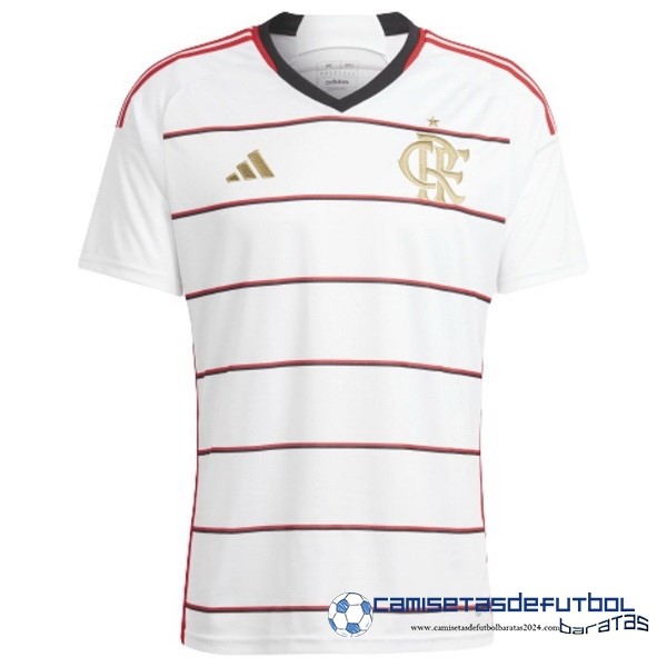 adidas Tailandia Segunda Camiseta Flamengo Equipación 2023 2024 Blanco
