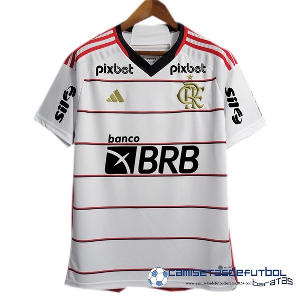 adidas Tailandia Segunda Camiseta Flamengo Equipación 2023 2024 I Blanco