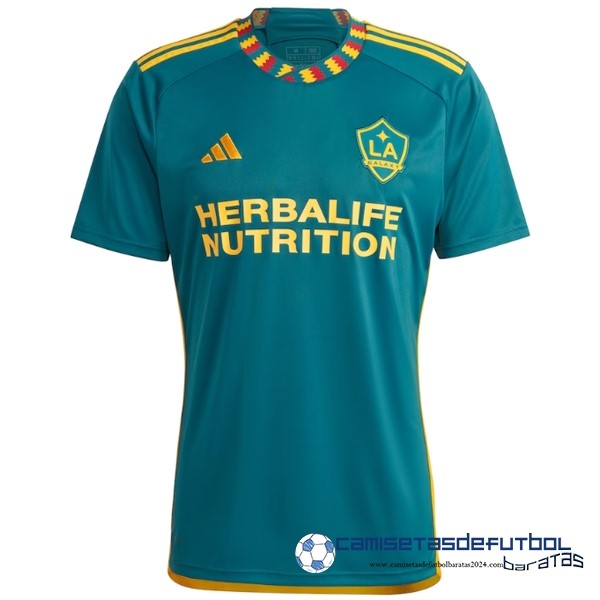 adidas Tailandia Segunda Camiseta Los Angeles Galaxy Equipación 2023 2024 Verde