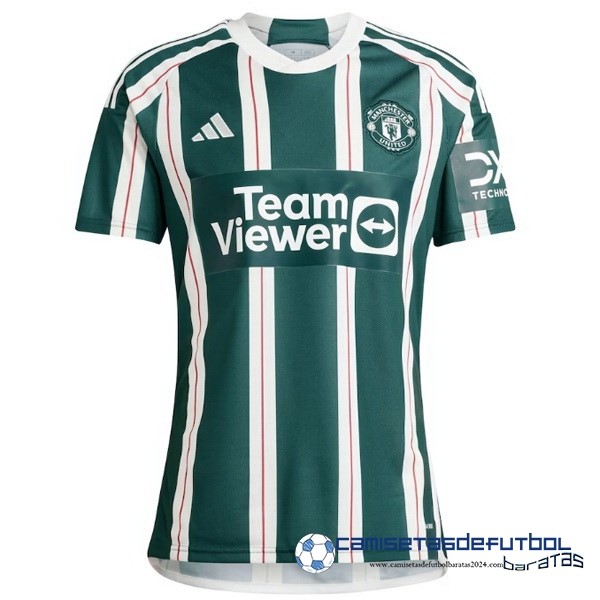 adidas Tailandia Segunda Camiseta Manchester United Equipación 2023 2024 Verde