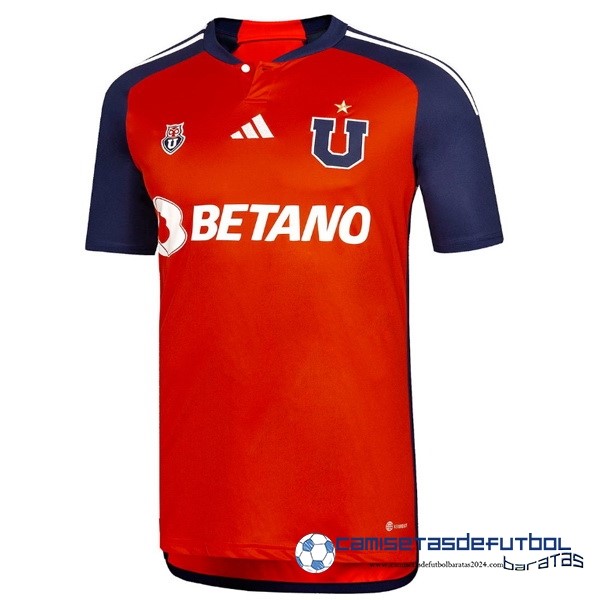 adidas Tailandia Segunda Camiseta Universidad De Chile Equipación 2023 2024 Rojo