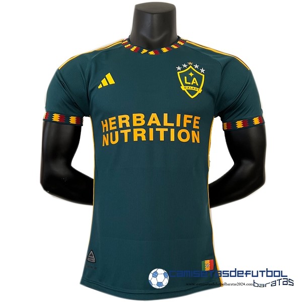 adidas Tailandia Segunda Jugadores Camiseta Los Angeles Galaxy Equipación 2023 2024 Verde