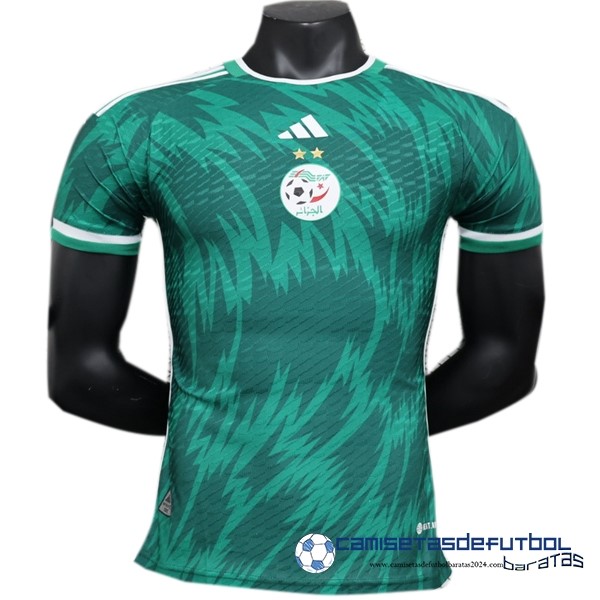 adidas Tailandia Segunda Mujer Futbol Jugadores Camiseta Argelia Equipación 2023 Verde