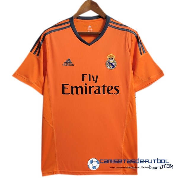 adidas Tercera Camiseta Real Madrid Retro Equipación 2013 2014 Naranja