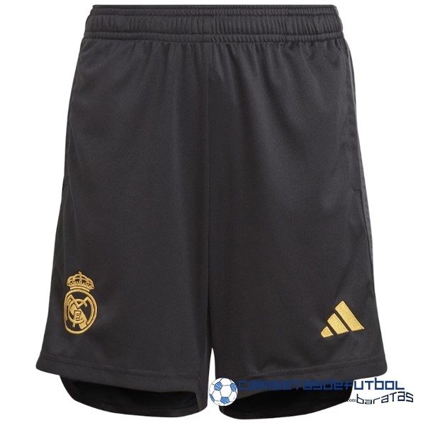 adidas Tercera Pantalones Real Madrid Equipación 2023 2024 Negro