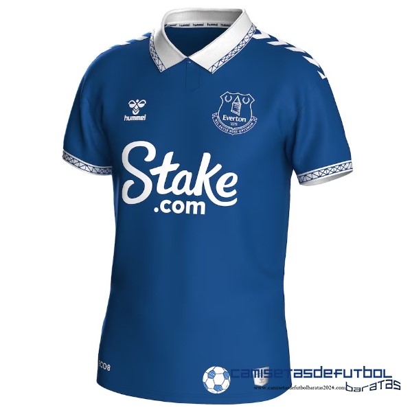 hummel Tailandia Casa Camiseta Everton Equipación 2023 2024 Azul