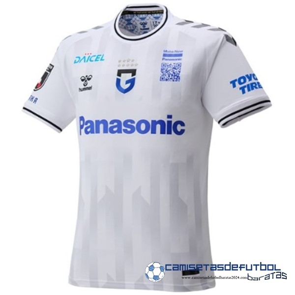 hummel Tailandia Segunda Camiseta Gamba Osaka Equipación 2023 2024 Blanco