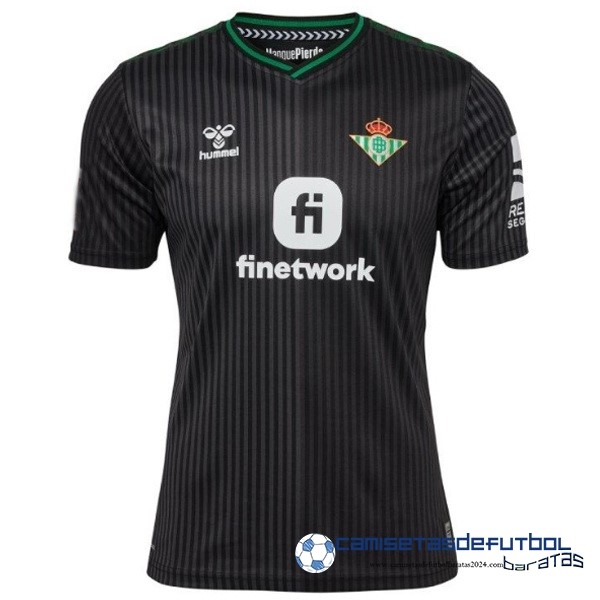 hummel Tailandia Tercera Camiseta Real Betis Equipación 2023 2024 Negro