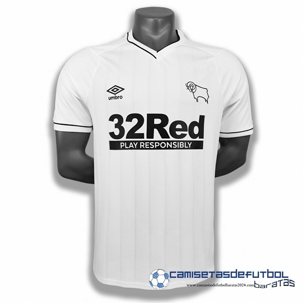umbro Casa Camiseta Derby County Retro Equipación 2020 2021 Blanco