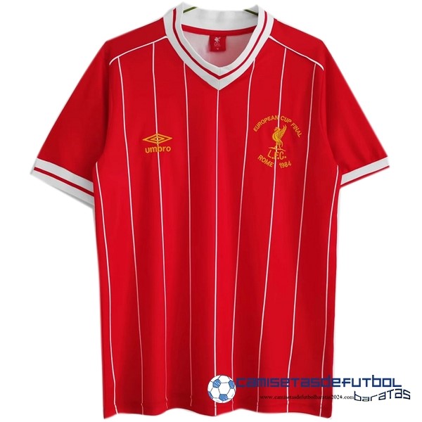 umbro Casa Camiseta Liverpool Retro Equipación 1981 1984 I Rojo
