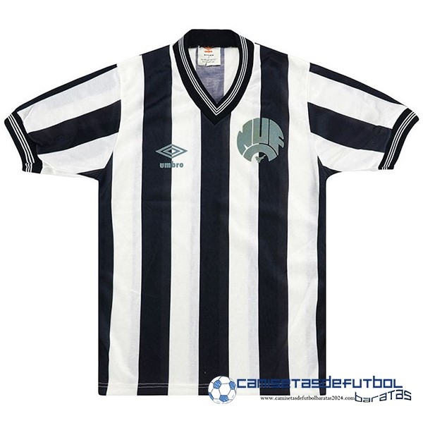 umbro Casa Camiseta Newcastle United Retro Equipación 1983 1986 Negro Blanco