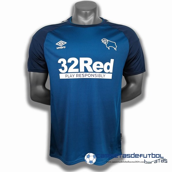 umbro Segunda Camiseta Derby County Retro Equipación 2020 2021 Azul