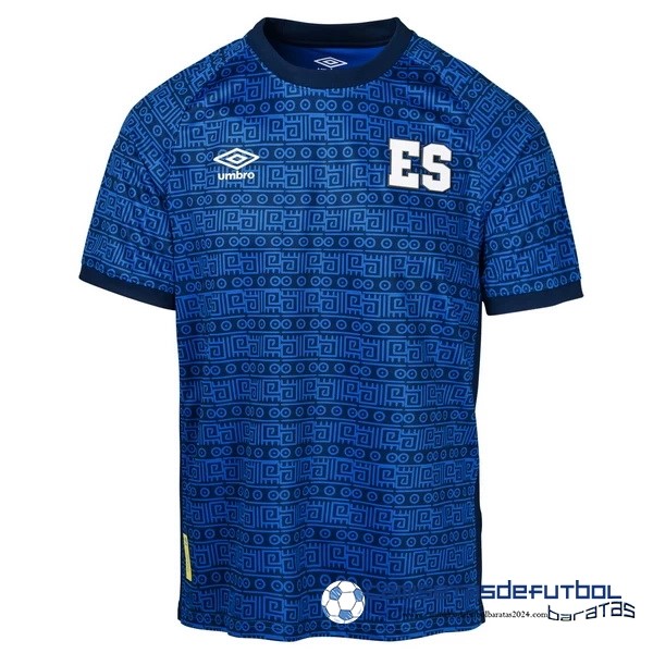 umbro Tailandia Previo al partido Camiseta Salvador Equipación 2023 Azul
