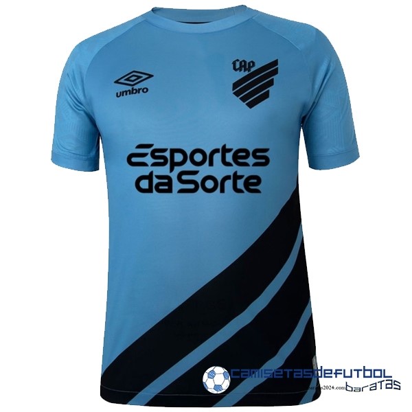 umbro Tailandia Segunda Camiseta Athletico Paranaense Equipación 2023 2024 Azul