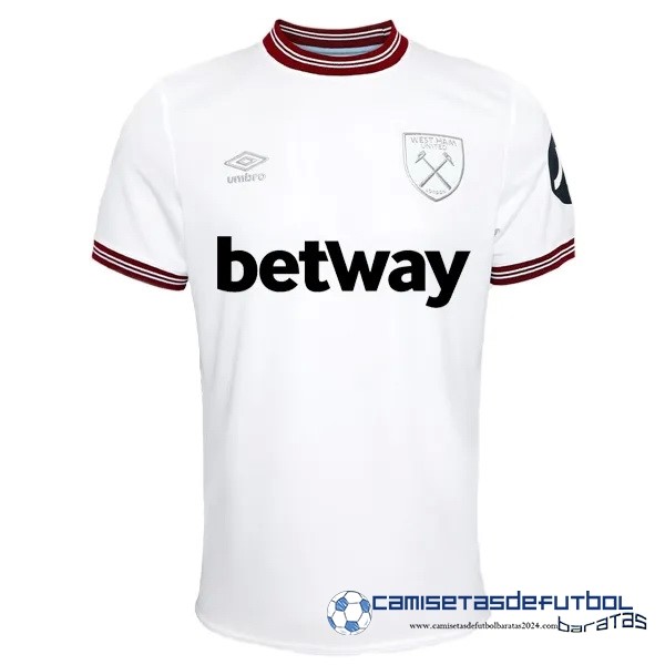 umbro Tailandia Segunda Camiseta West Ham United Equipación 2023 2024 Blanco