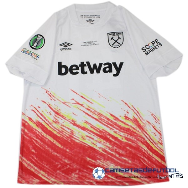 umbro Tailandia Tercera Camiseta West Ham United Europa Conference League Finals 2022 Equipación 2023 Blanco