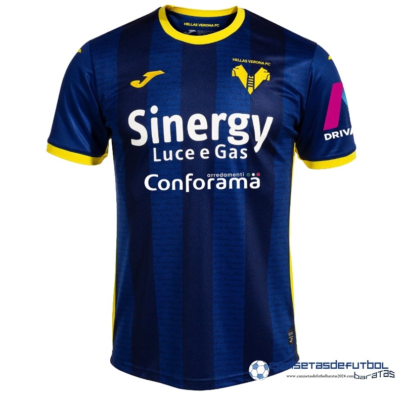 Joma Tailandia Casa Camiseta Hellas Verona Equipación 2023 2024 Azul
