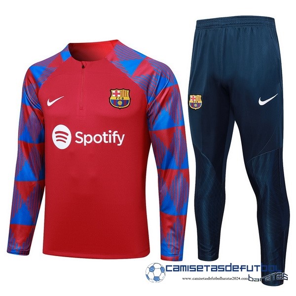 Nike Conjunto Completo Sudadera Entrenamiento Barcelona Equipación 2023 2024 Rojo Azul
