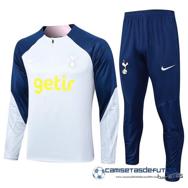 Nike Conjunto Completo Sudadera Entrenamiento Tottenham Hotspur Equipación 2023 2024 Gris Claro Azul