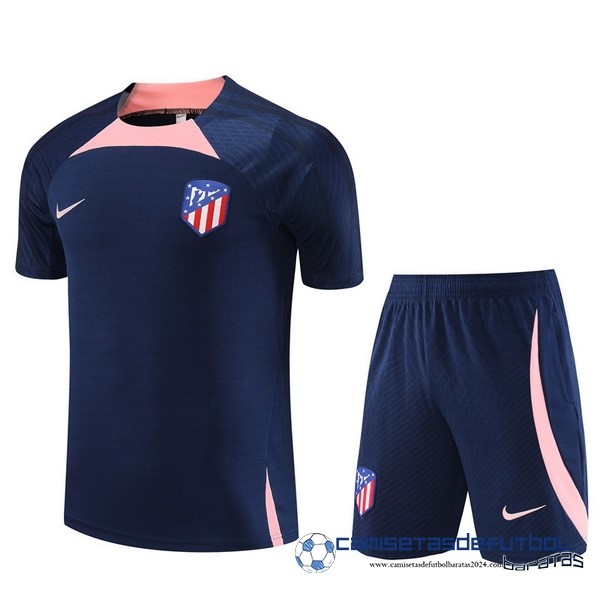 Nike Entrenamiento Conjunto Completo Atlético Madrid Equipación 2023 2024 Azul Marino Rosa