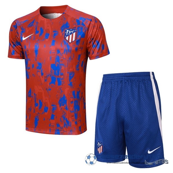 Nike Entrenamiento Conjunto Completo Atlético Madrid Equipación 2023 2024 Rojo I Azul