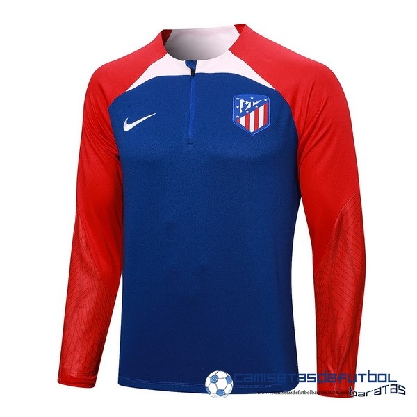 Nike Sudadera Entrenamiento Atlético Madrid Equipación 2023 2024 Azul Rojo Rosa