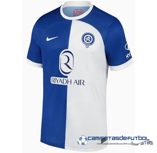 Nike Tailandia Segunda Camiseta Atlético Madrid Equipación 2023 2024 Azul II Blanco