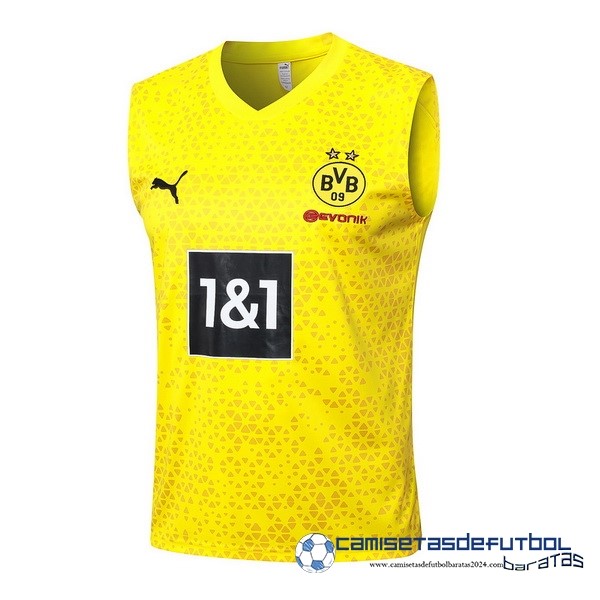 PUMA Entrenamiento Sin Mangas Borussia Dortmund Equipación 2023 2024 Amarillo Negro