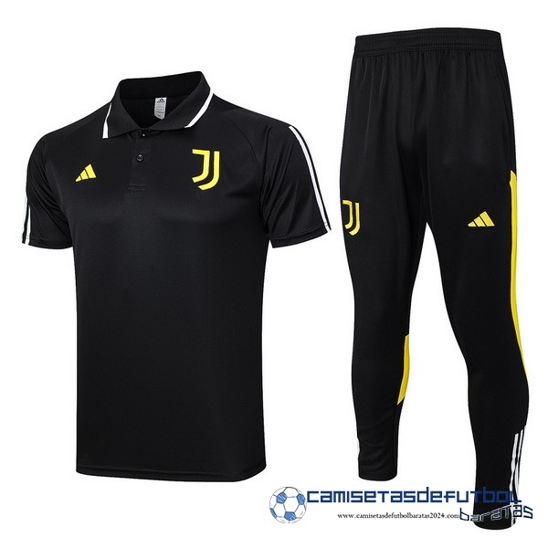 adidas Conjunto Completo Polo Juventus Equipación 2023 2024 Negro Amarillo