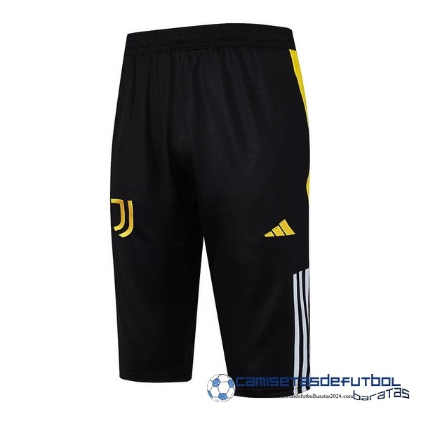 adidas Entrenamiento Pantalones Juventus Equipación 2023 2024 Negro Amarillo Blanco