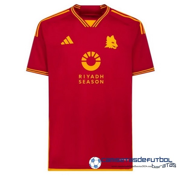 adidas Tailandia Casa Camiseta As Roma Equipación 2023 2024 I Rojo